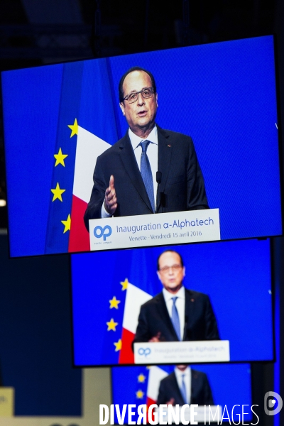 F. Hollande visite l entreprise Plastic Omnium.