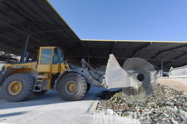 Société SOLOVER, centre de retraitement pour le recyclage du verre