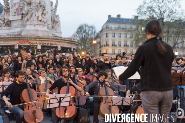 Nuit debout : orchestre debout