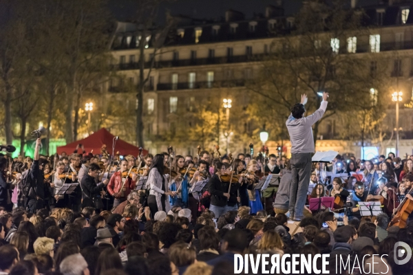 Nuit debout : orchestre debout