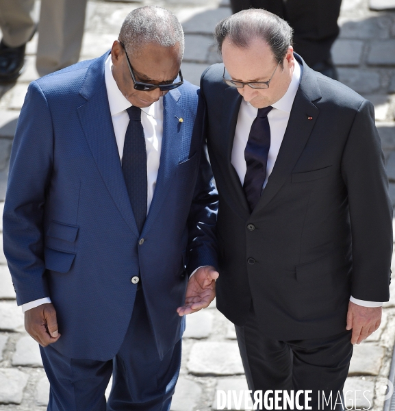 Hommage national aux Invalides pour les trois soldats morts au Mali