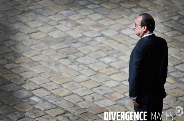 Hommage national aux Invalides pour les trois soldats morts au Mali
