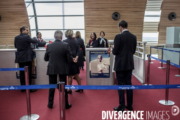 Vol inaugural Air France Paris-Téhéran
