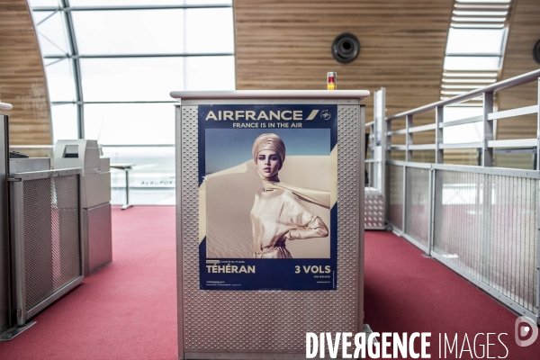 Vol inaugural Air France Paris-Téhéran