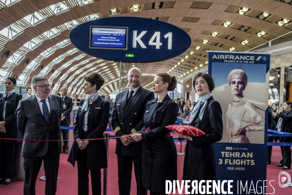 Vol inaugural Air France Paris-Téhéran