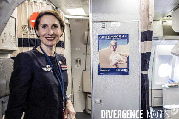 Vol inaugural Air France Paris-Téhéran