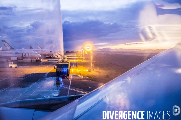 Vol inaugural Air France Paris-Téhéran