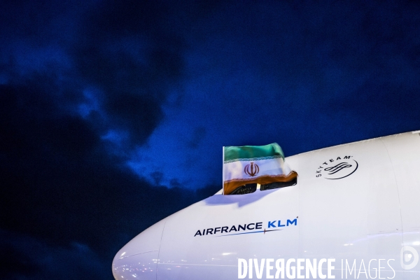 Vol inaugural Air France Paris-Téhéran