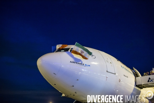 Vol inaugural Air France Paris-Téhéran