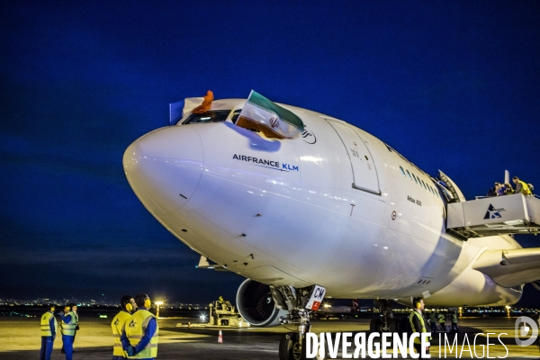Vol inaugural Air France Paris-Téhéran