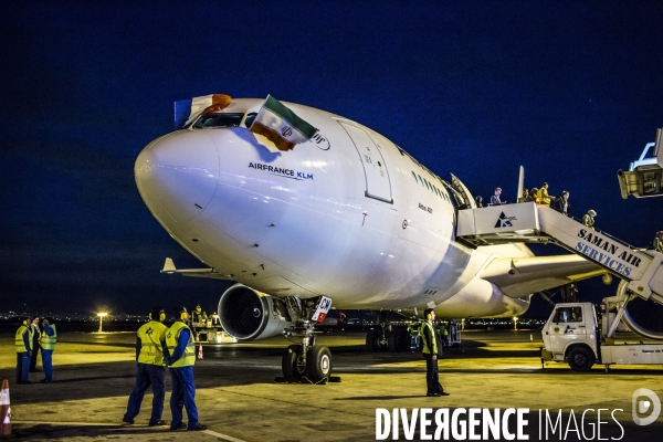 Vol inaugural Air France Paris-Téhéran