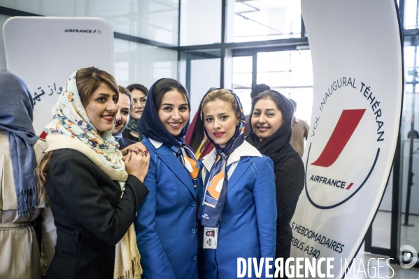 Vol inaugural Air France Paris-Téhéran