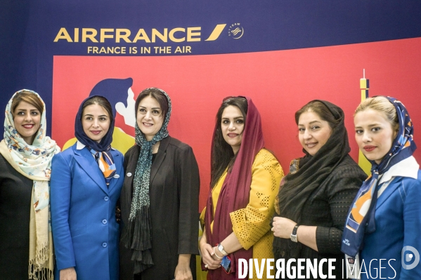 Vol inaugural Air France Paris-Téhéran