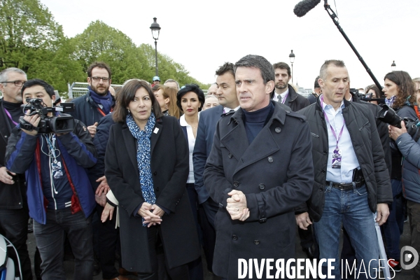 Manuel VALLS - Formule E  Paris - ePrix de Formule électrique.