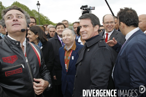 Manuel VALLS - Formule E  Paris - ePrix de Formule électrique.