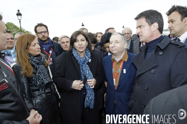 Manuel VALLS - Formule E  Paris - ePrix de Formule électrique.