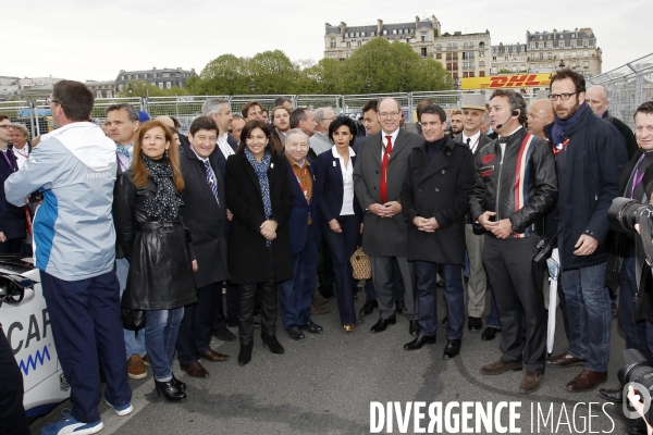 Manuel VALLS - Formule E  Paris - ePrix de Formule électrique.