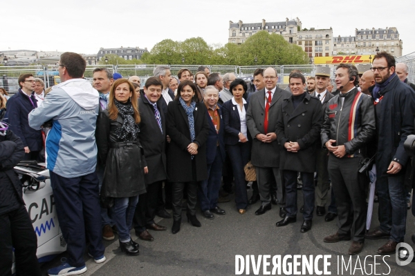 Manuel VALLS - Formule E  Paris - ePrix de Formule électrique.