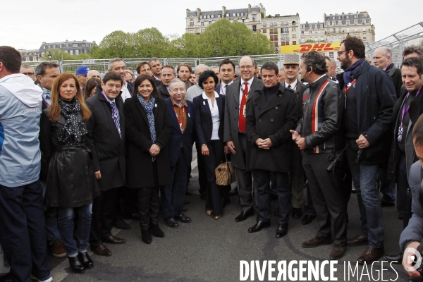 Manuel VALLS - Formule E  Paris - ePrix de Formule électrique.