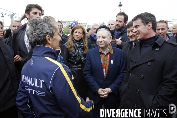 Manuel VALLS - Formule E  Paris - ePrix de Formule électrique.