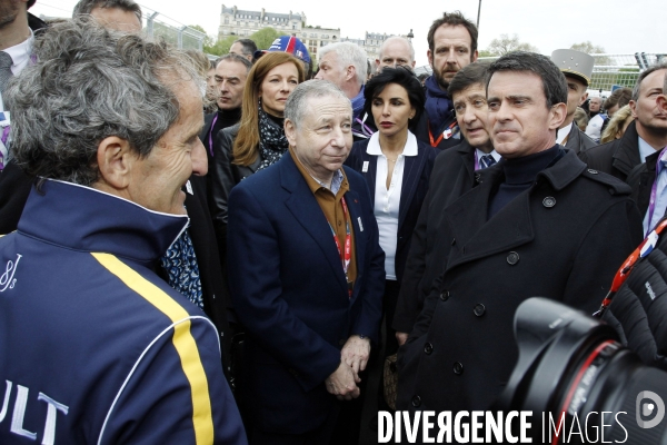 Manuel VALLS - Formule E  Paris - ePrix de Formule électrique.