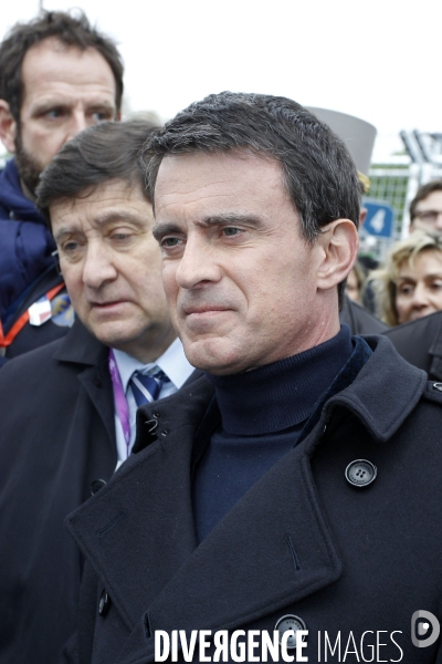 Manuel VALLS - Formule E  Paris - ePrix de Formule électrique.