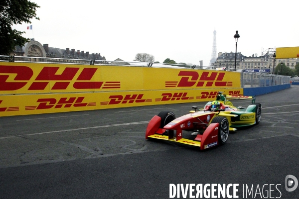 Formule E  Paris - ePrix de Formule électrique. Course.