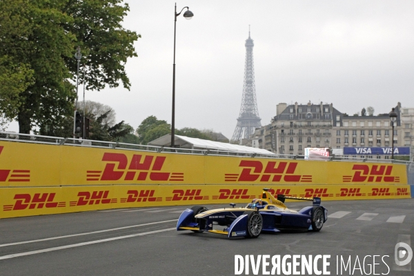 Formule E  Paris - ePrix de Formule électrique. Course.