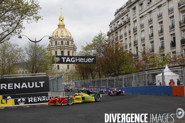 Formule E  Paris - ePrix de Formule électrique. Course.