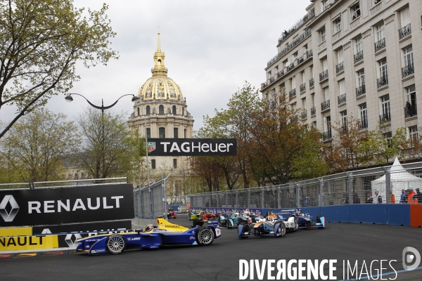 Formule E  Paris - ePrix de Formule électrique. Course.