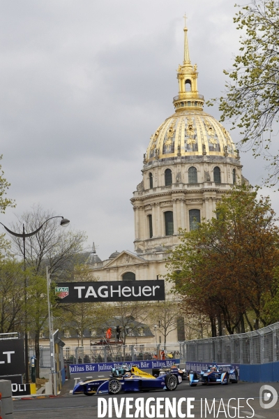 Formule E  Paris - ePrix de Formule électrique. Course.