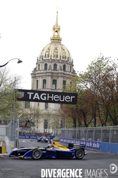 Formule E  Paris - ePrix de Formule électrique. Course.