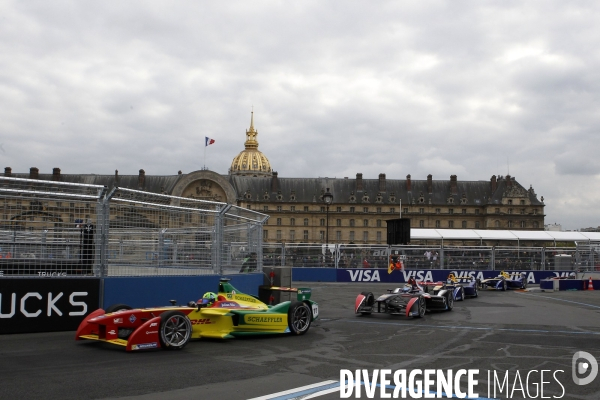 Formule E  Paris - ePrix de Formule électrique. Course.