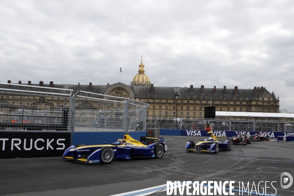 Formule E  Paris - ePrix de Formule électrique. Course.