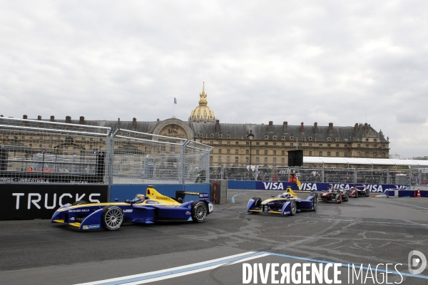 Formule E  Paris - ePrix de Formule électrique. Course.