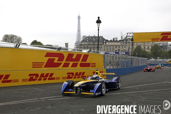 Nicolas Prost. Formule E  Paris - ePrix de Formule électrique. Course.