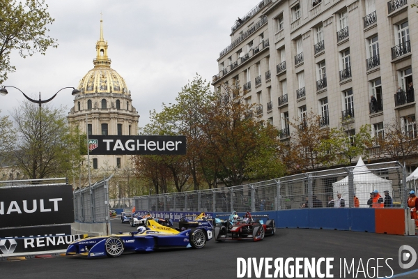 Nicolas Prost. Formule E  Paris - ePrix de Formule électrique. Course.