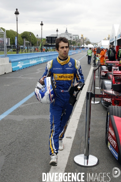 Nicolas Prost. Formule E  Paris - ePrix de Formule électrique. Course.