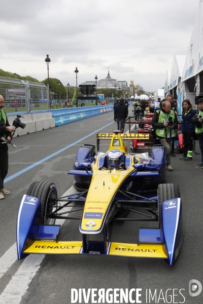 Nicolas Prost. Formule E  Paris - ePrix de Formule électrique. Course.