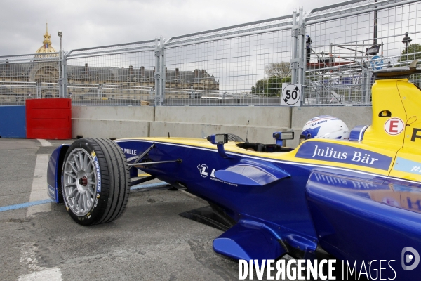 Nicolas Prost. Formule E  Paris - ePrix de Formule électrique. Course.