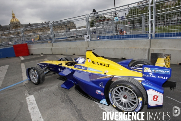 Nicolas Prost. Formule E  Paris - ePrix de Formule électrique. Course.