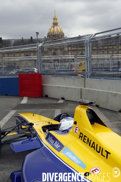 Nicolas Prost. Formule E  Paris - ePrix de Formule électrique. Course.