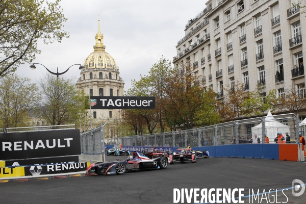 Formule E  Paris - ePrix de Formule électrique. Course.