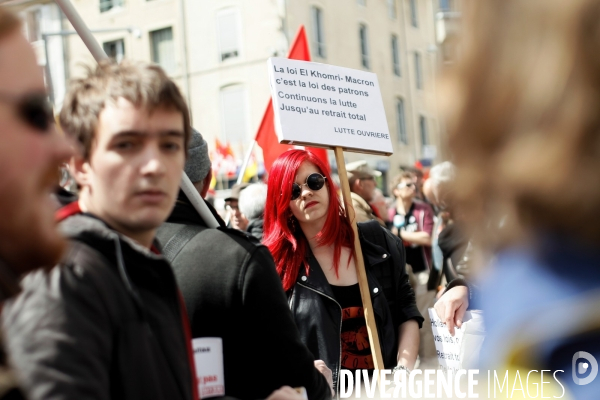 Manifestation à Nancy contre la loi travail