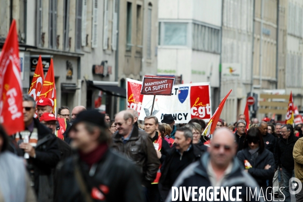 Manifestation à Nancy contre la loi travail