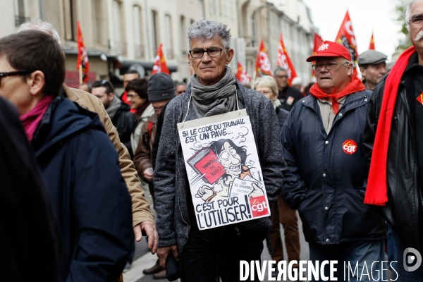 Manifestation à Nancy contre la loi travail