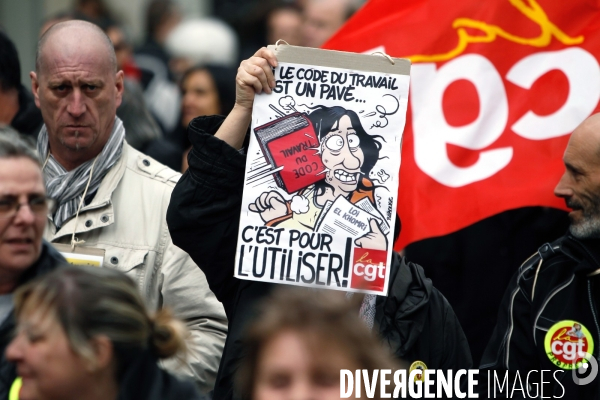 Manifestation à Nancy contre la loi travail