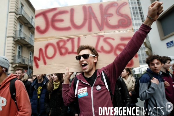 Manifestation à Nancy contre la loi travail