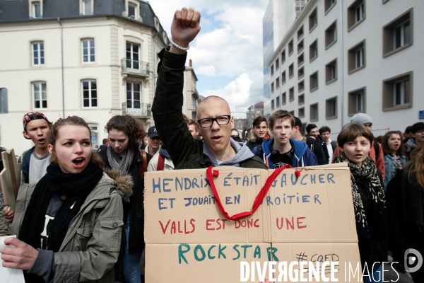 Manifestation à Nancy contre la loi travail