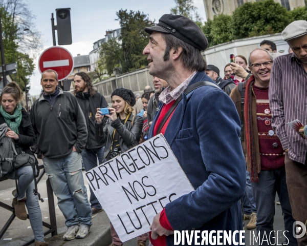 Manifestation contre la loi travail et violences, Paris.